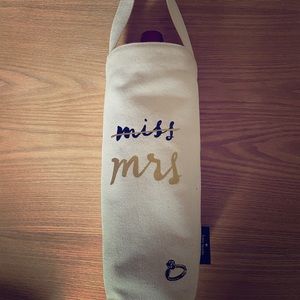 New Kate Spade Ms. to Mrs. Wine bag holder.